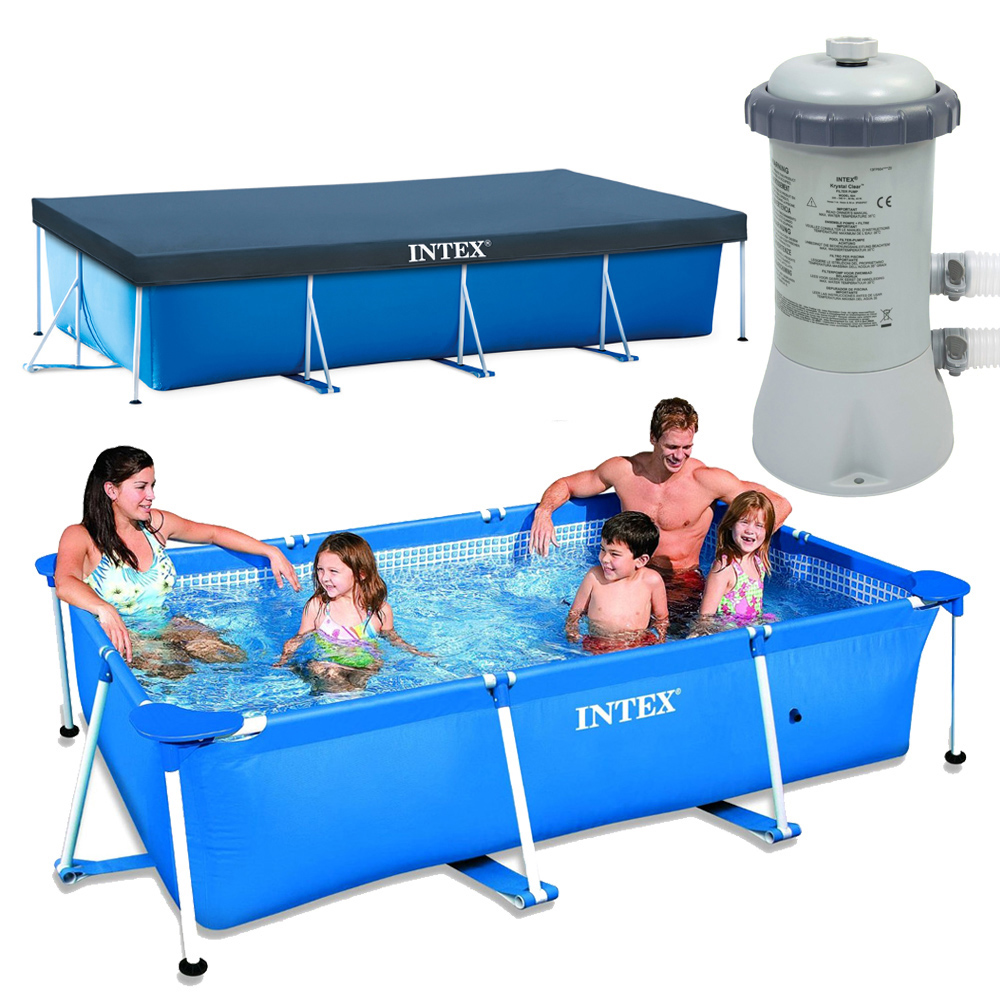 Schwimm Pool Komplett Set