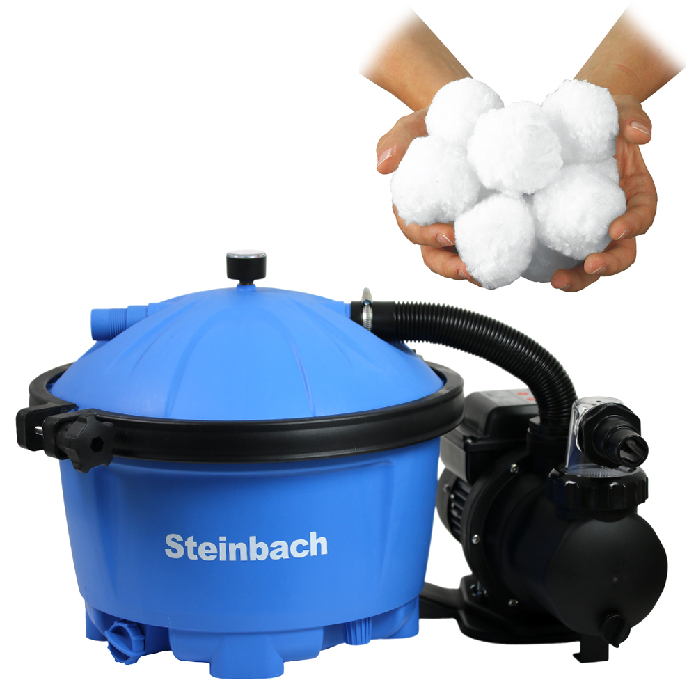 Steinbach Sandfilteranlage Speed Clean Active Balls Sandfilter Filter Pool - Bild 8 von 9