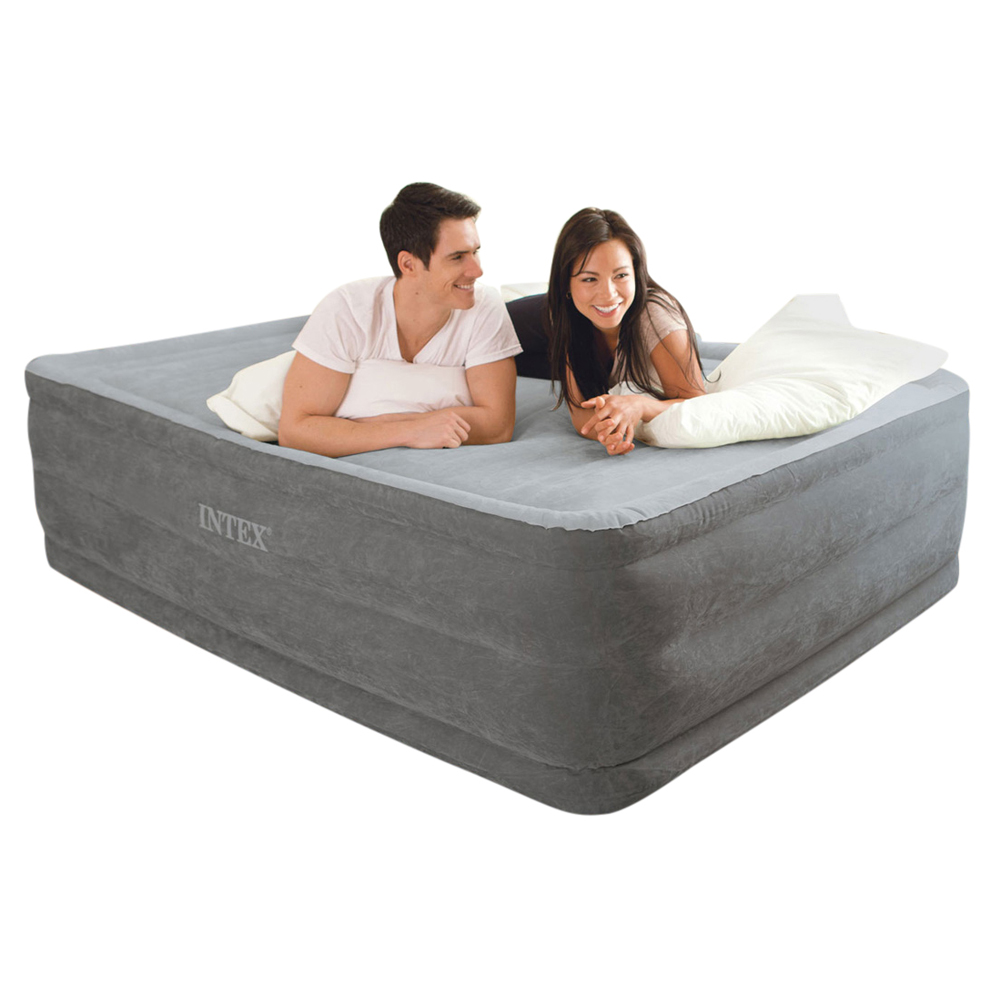 INTEX Luftbett mit Pumpe Gästebett Bett Matratze Luftmatratze selbstaufblasend 