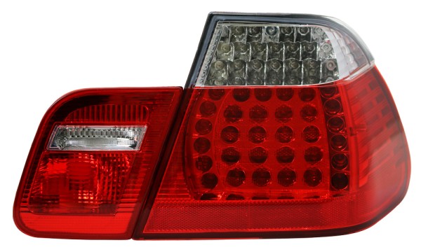 "Bundle 2" Scheinwerfer Angel Eyes + LED Rückleuchten für BMW E46 Limo Bj. 98-01