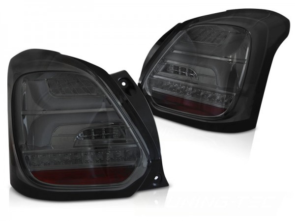 LED Lightbar Rückleuchten für Suzuki Swift V (AZ) Bj. 2017- Smoke dynamischer Blinker
