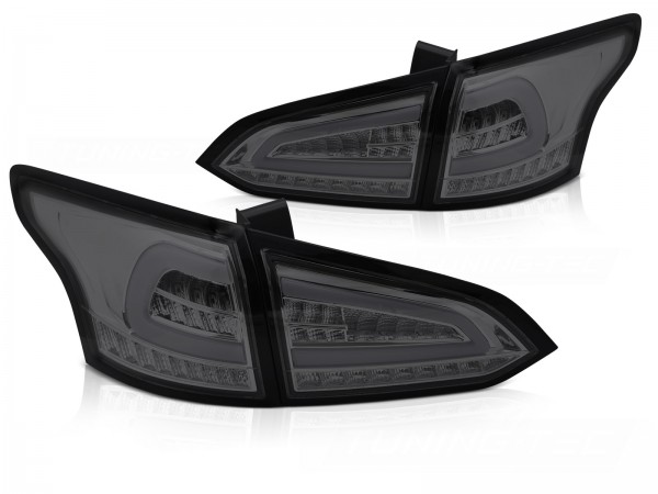 Voll LED Lightbar Rückleuchten für Ford Focus MK3 Turnier Bj. 11-18 Smoke