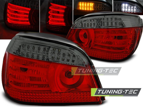 LED Rückleuchten für BMW E60 Limo Bj. 03-07 Rot/Smoke