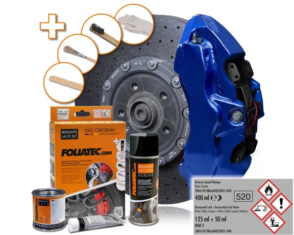 FOLIATEC Bremssattellack Performance Blau metallic Bremssattelfarbe Bremssattel 2196