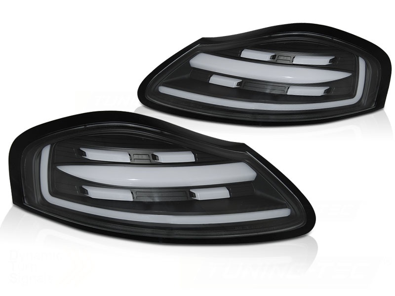 Voll LED Lightbar Rückleuchten für Porsche Boxster 986 Bj. 96-04 Schwarz