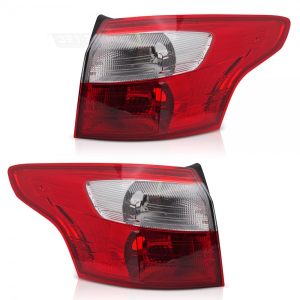 Rückleuchten Heckleuchten Set für Ford Focus 3 Turnier Kombi Bj. 11-14 TYC