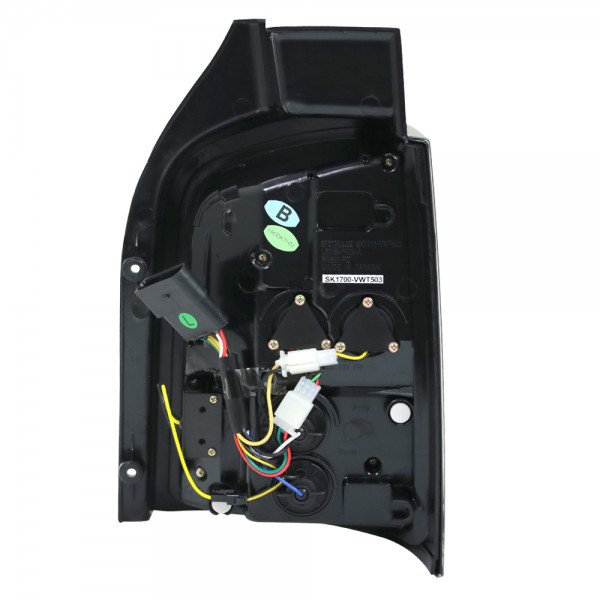 LED Lightbar Rückleuchten für VW T5 Bj. 03-09 Schwarz (Heckklappe)