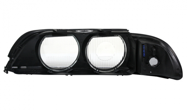 Scheinwerfer Streuscheiben Set Xenon für BMW 5er E39 Bj. 95-00 Schwarz