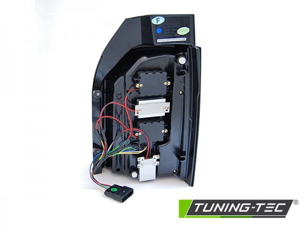 Voll LED Lightbar Rückleuchten für VW T6.1 Bj. 19- Schwarz (Heckklappe / Halogen)