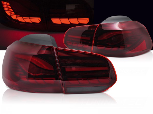 Voll LED Rückleuchten für VW Golf 6 VI Bj. 08-12 Rot in OLED Technik