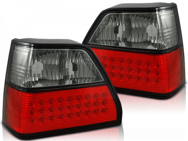 LED Rückleuchten für VW Golf 2 II Bj. 83-91 Rot/Smoke