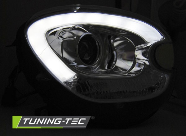 Scheinwerfer LED Tagfahrlicht Optik für Mini Countryman R60 Paceman R61 Bj. 10-14 Chrom LTI