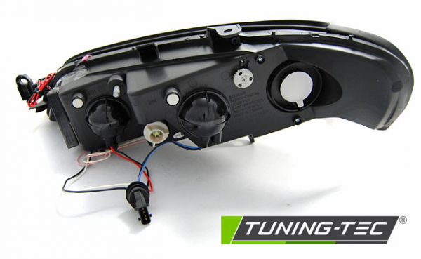 Scheinwerfer CCFL Angel Eyes für Opel Vectra B Facelift Bj. 99-02 Schwarz