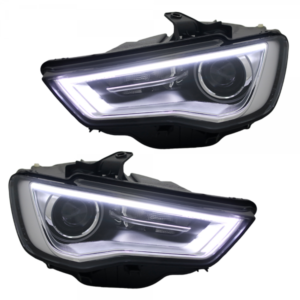 Scheinwerfer DRL LED Tagfahrlicht für Audi A3 8V Bj. 12-16 Schwarz