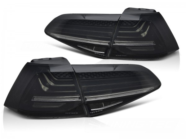 LED Rückleuchten für VW Golf 7 Limo Bj. 12-19 Smoke dynamischer Blinker Laser-Look