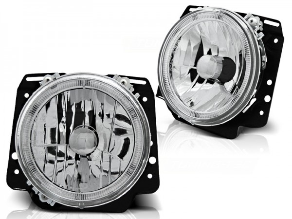 Scheinwerfer Angel Eyes für VW Golf 2 Bj. 83-92 Chrom