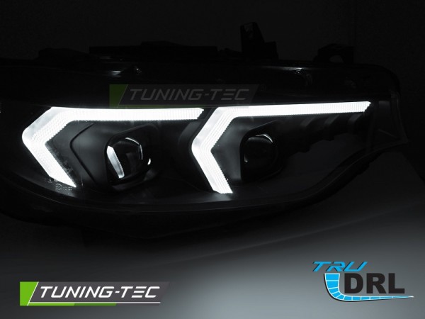 Xenon Scheinwerfer DRL LED Tagfahrlicht für BMW 4er F32 F33 Bj. 13-17 Schwarz