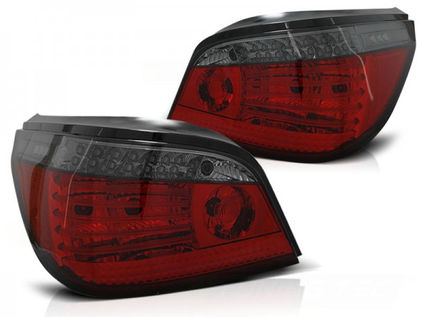 LED Rückleuchten für BMW E60 Limo Bj. 03-07 Rot/Smoke dynamischer Blinker