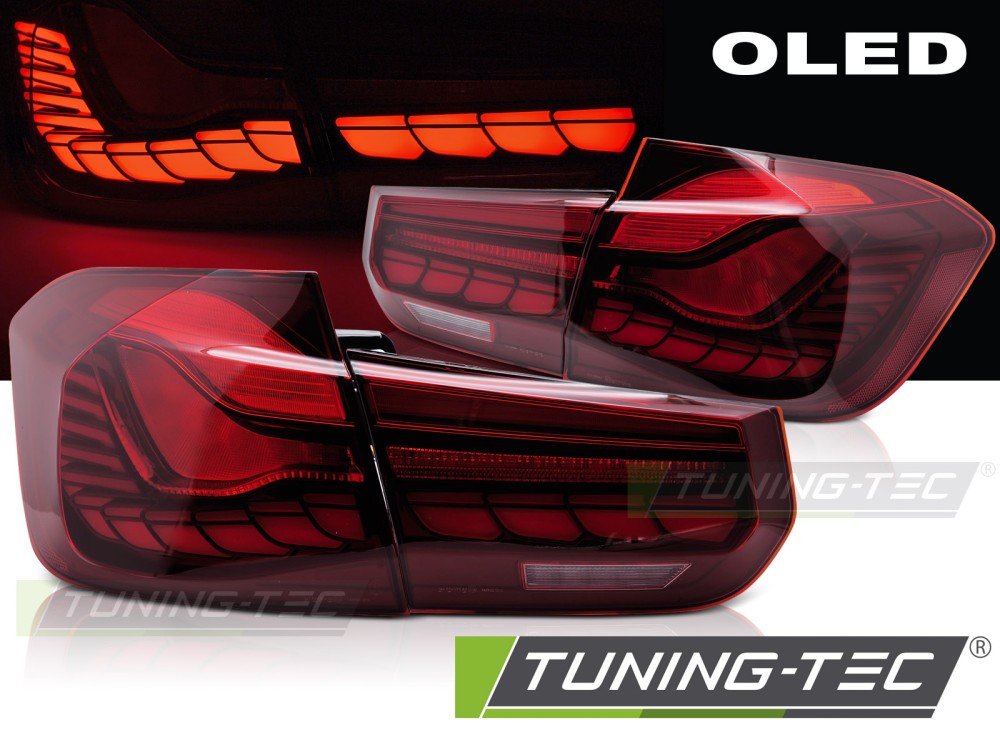 Voll LED Rückleuchten für 3er BMW F30 F35 Bj. 11-19 Rot in OLED Technik