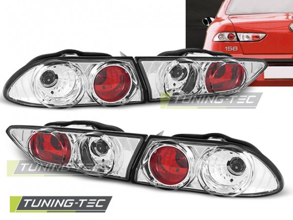 Rückleuchten Klarglas für Alfa Romeo 156 Bj. 97-03 Chrom