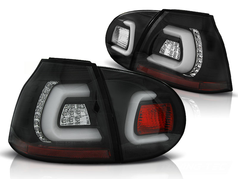 LED Lightbar Rückleuchten für VW Golf 5 (V) Limo Bj. 03-09 Schwarz