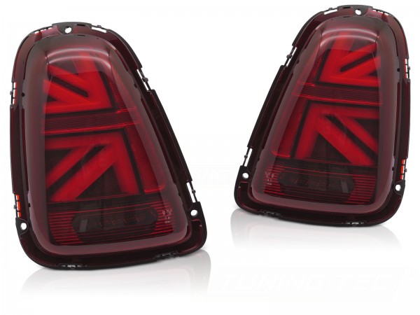 LED Rückleuchten für Mini R56 R57 R58 R59 Bj. 06-14 Rot Union Jack Design