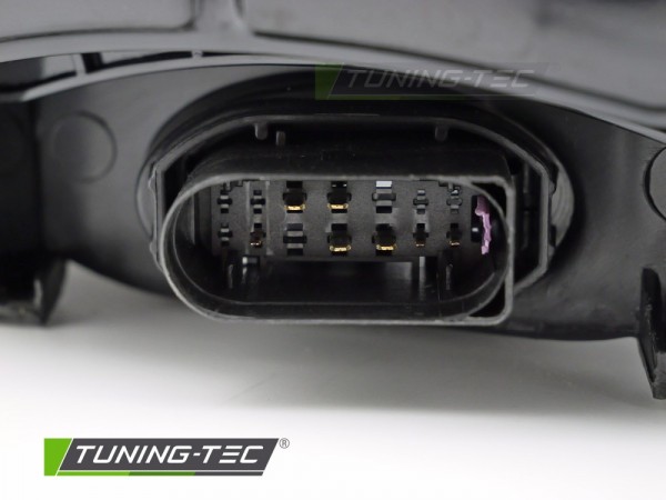 Scheinwerfer Klarglas für Ford Mondeo MK4 IV Bj. 11-14 Schwarz