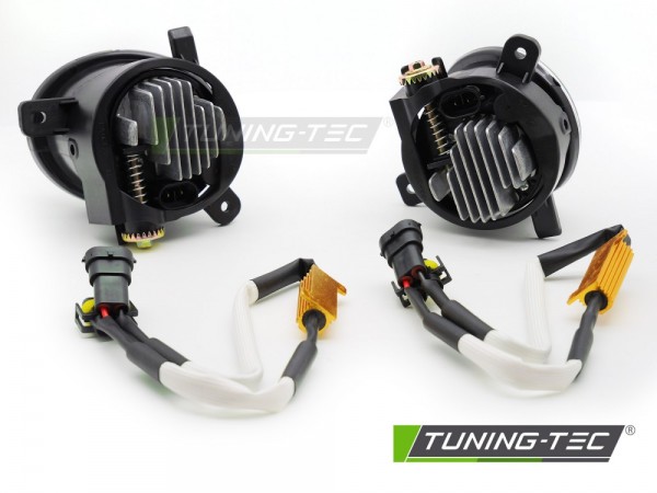 LED Nebelscheinwerfer NSW Set Schwarz für Audi A4 B8 A6 4F Q5 8R Seat Exeo