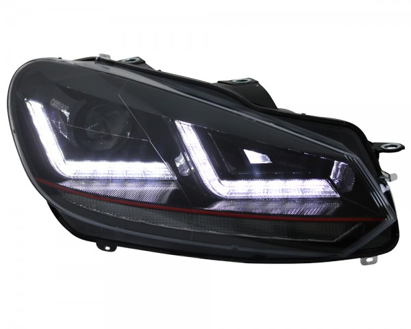 OSRAM Xenarc LEDriving Scheinwerfer für VW Golf 6 VI Bj. 08-13 Xenon D8S Schwarz Rot