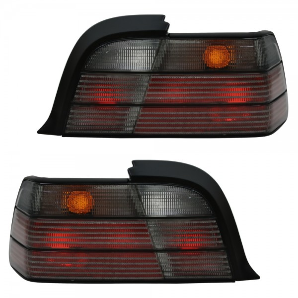 Rückleuchten Heckleuchten für BMW E36 Coupe Cabrio Bj. 92-99 Smoke