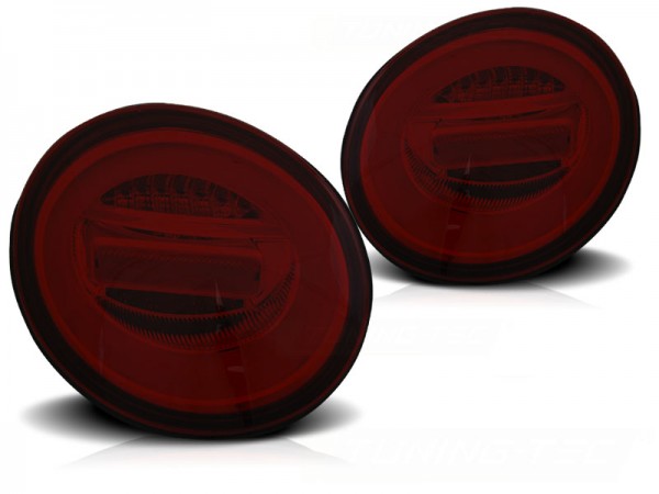 LED Lightbar Rückleuchten für VW New Beetle Bj. 98-05 Rot/Smoke dynamischer Blinker
