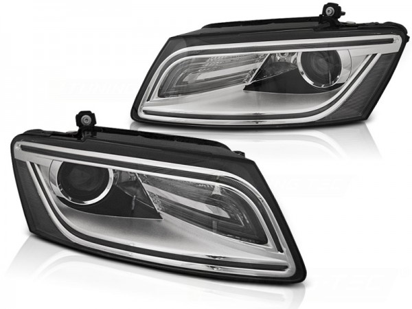 Scheinwerfer DRL LED Tagfahrlicht für Audi Q5 Bj. 12-17 Chrom