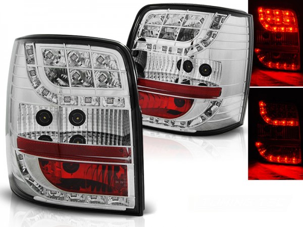LED Rückleuchten für VW Passat 3BG Variant Bj. 00-04 Chrom