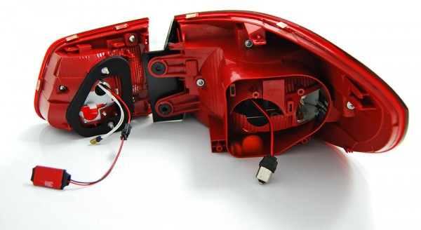 LED Rückleuchten für VW Tiguan 5N Facelift Bj. 11-15 Rot/Smoke