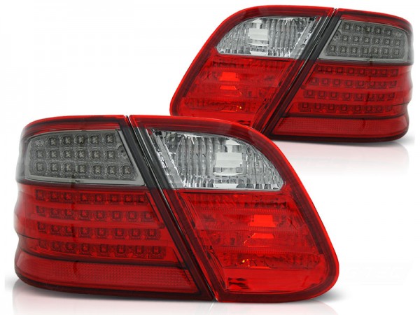 LED Rückleuchten für Mercedes CLK W208 Bj. 97-02 Rot/Smoke mit LED Blinker