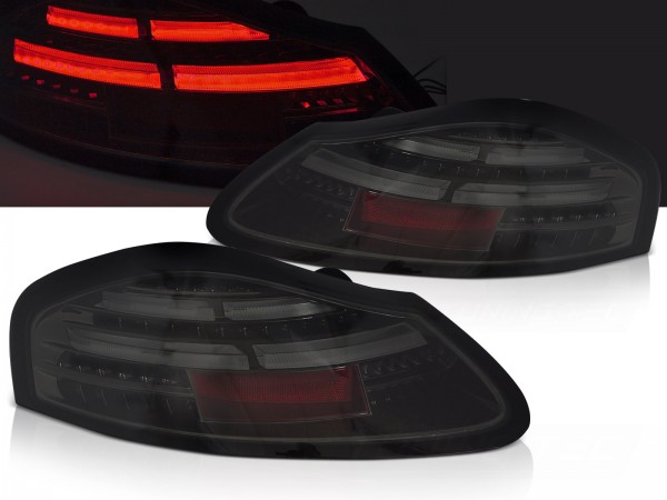 Voll LED Lightbar Rückleuchten für Porsche Boxster 986 Bj. 96-04 Smoke