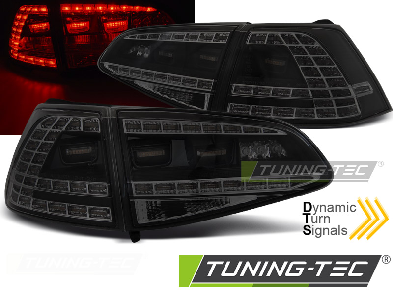 LED Rückleuchten für VW Golf 7 (VII) Limo Bj. 12-17 Smoke dynamischer Blinker