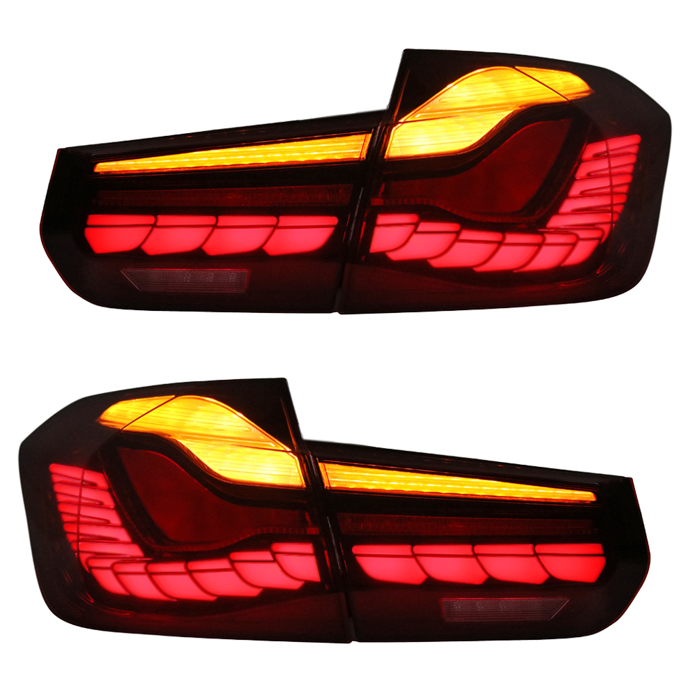 Voll LED Rückleuchten für BMW F30 F35 Bj. 11-19 Rot in OLED Technik dynamischer Blinker