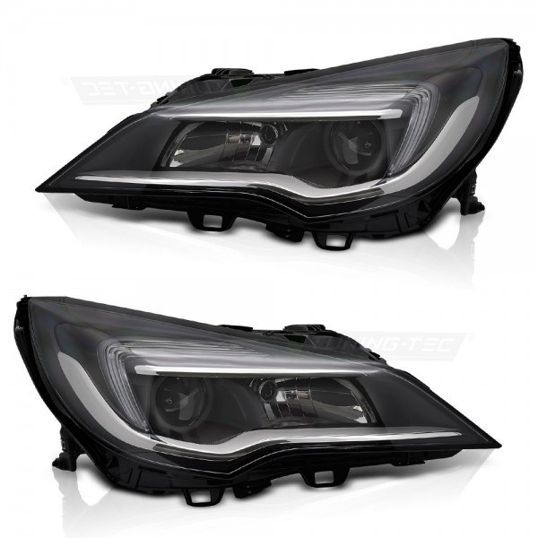 Scheinwerfer Halogen Set für Opel Astra K Bj. 2015- Stellmotor H1 H7