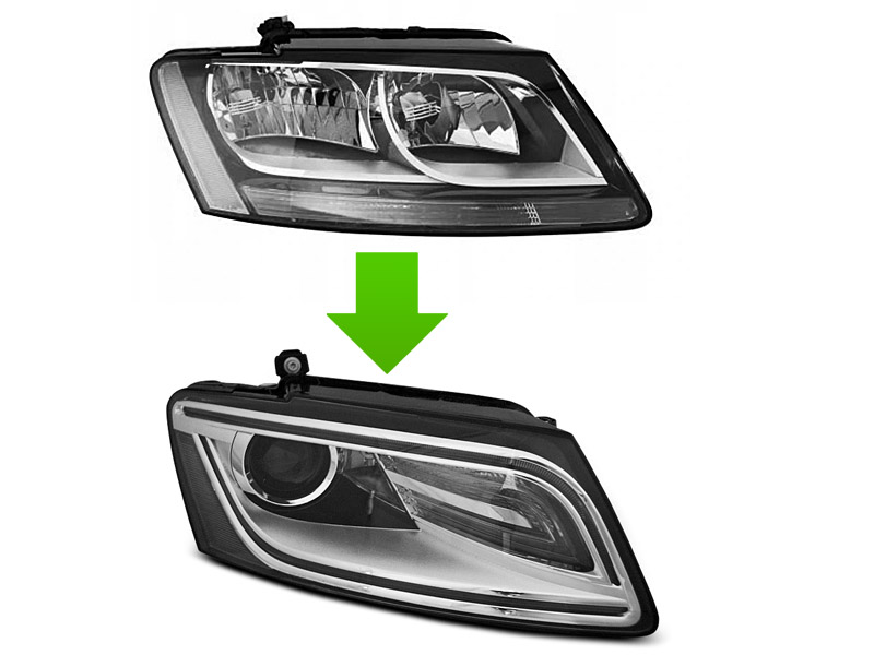Scheinwerfer DRL LED Tagfahrlicht für Audi Q5 Bj. 12-17 Chrom