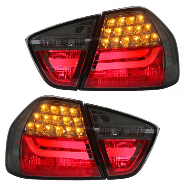 LED Lightbar Rückleuchten für BMW E90 Limo Bj. 05-08 Smoke