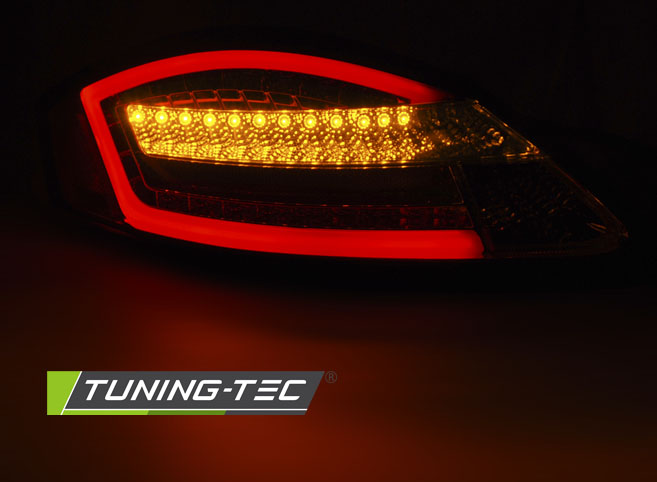 Voll LED Lightbar Rückleuchten für Porsche Boxster 987 + Cayman Bj. 04-09 Smoke