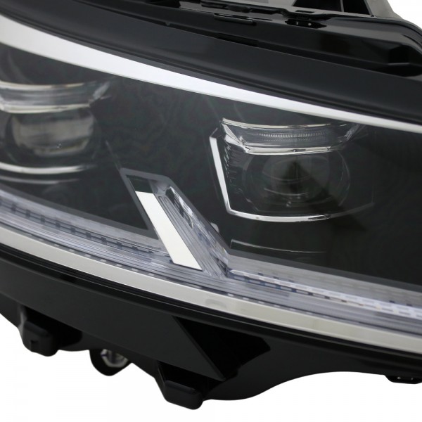 Voll LED Scheinwerfer Tagfahrlicht für VW T6.1 Bj. 19-24 Schwarz mit dynamischem Blinker
