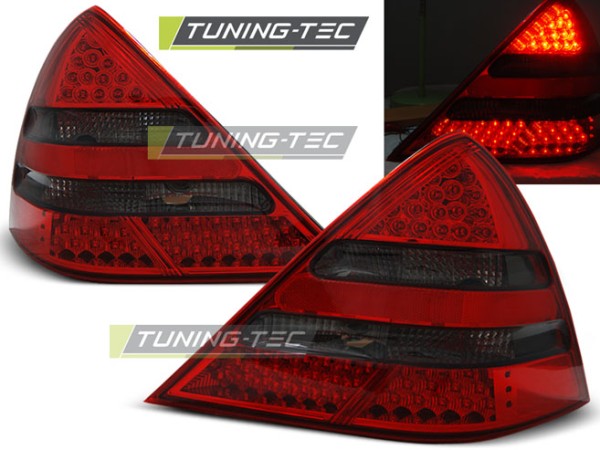 LED Rückleuchten für Mercedes SLK R170 Bj. 96-04 Rot/Smoke