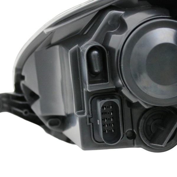 Scheinwerfer Klarglas für VW Golf 5 Jetta 3 Bj. 03-10 Schwarz Chrom Xenon Optik