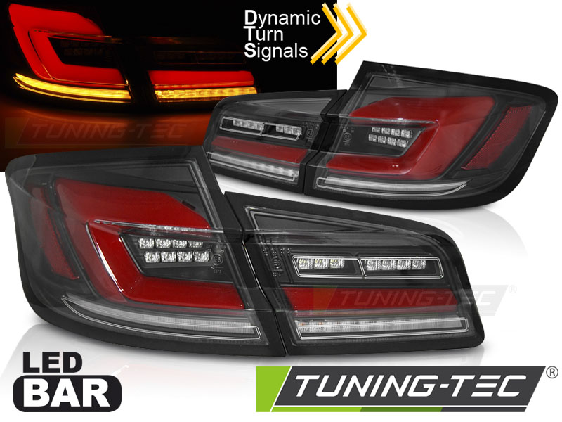 Voll LED Lightbar Rückleuchten für BMW F10 Limo Bj. 10-16 Schwarz