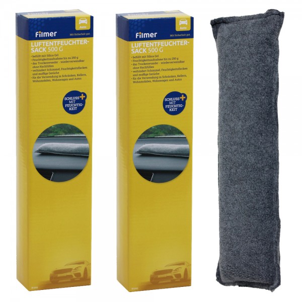 2x 500g Luftentfeuchter Entfeuchter Granulat Auto KFZ Haus Wohnwagen und Keller