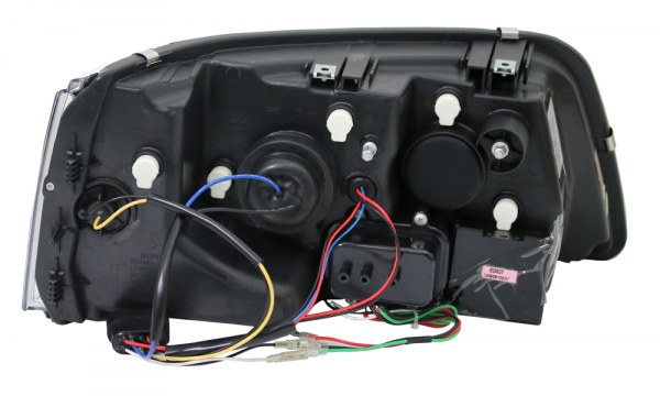 Scheinwerfer DRL LED Tagfahrlicht für VW T5 Bj. 03-09 Schwarz