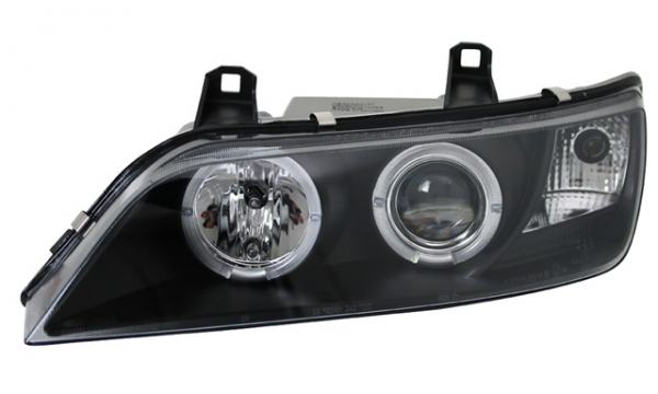 Scheinwerfer Angel Eyes für BMW Z3 Bj. 96-02 Schwarz