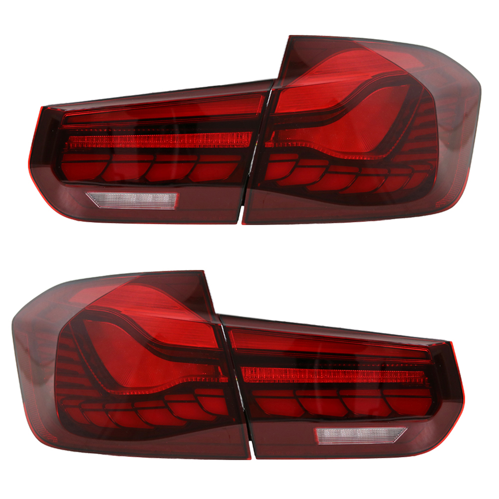 Voll LED Rückleuchten für BMW F30 F35 Bj. 11-19 Rot in OLED Technik dynamischer Blinker